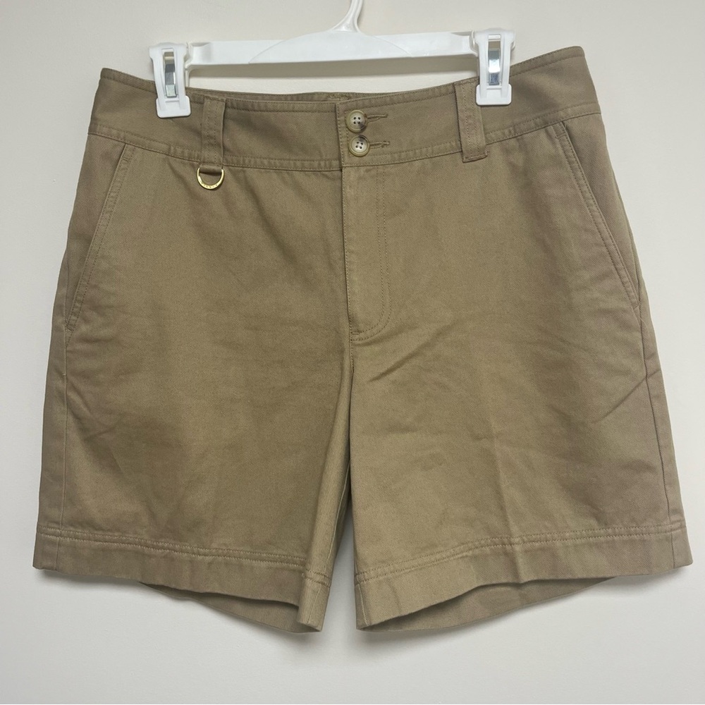 Lauren Ralph Lauren Tan Cotton‎ Shorts size 8